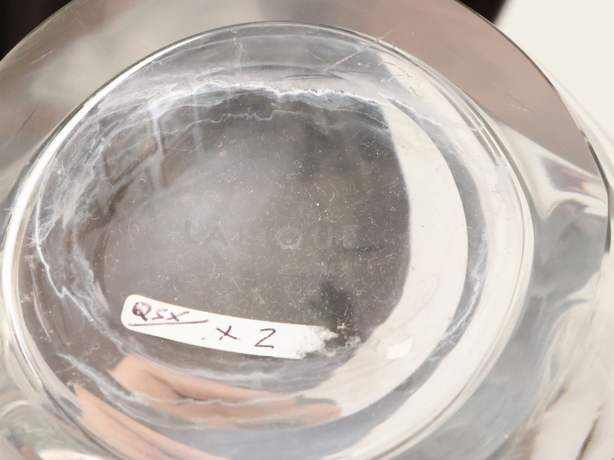 Quattro Caraffe in Vetro Molato e Cristallo