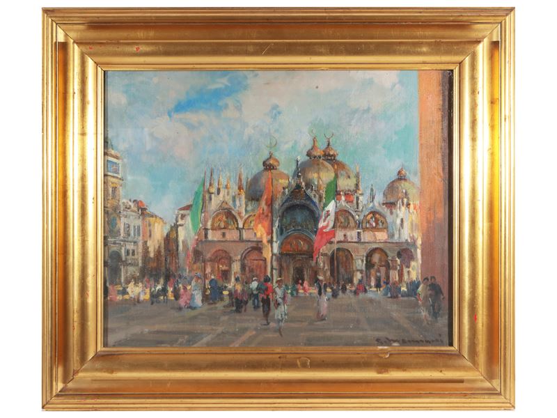 Cipriano Mannucci - Veduta di San Marco