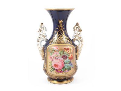 Vaso a Balaustro in Porcellana
