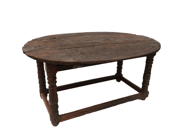 Antique walnut table