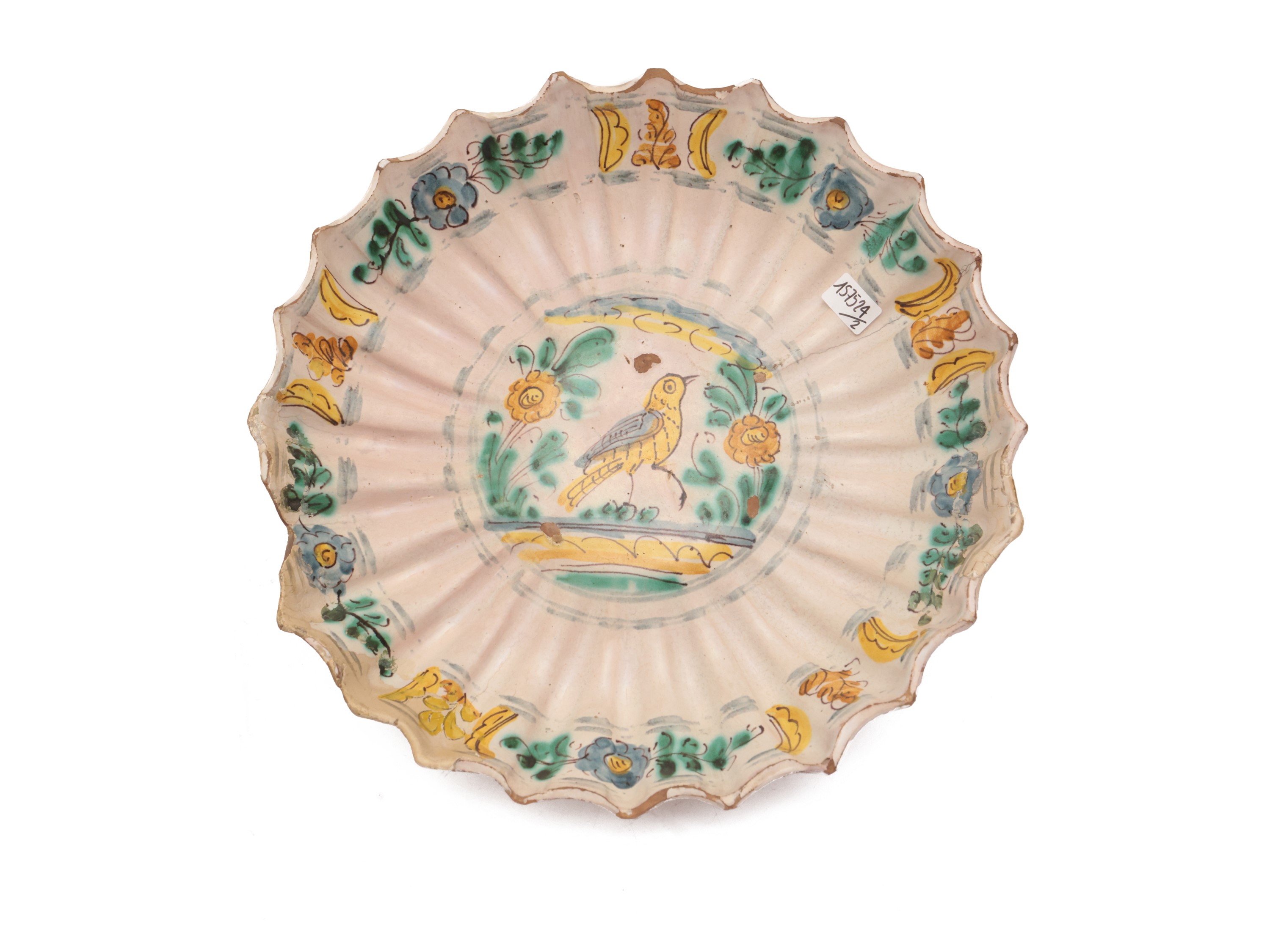 Due Crespine in Maiolica