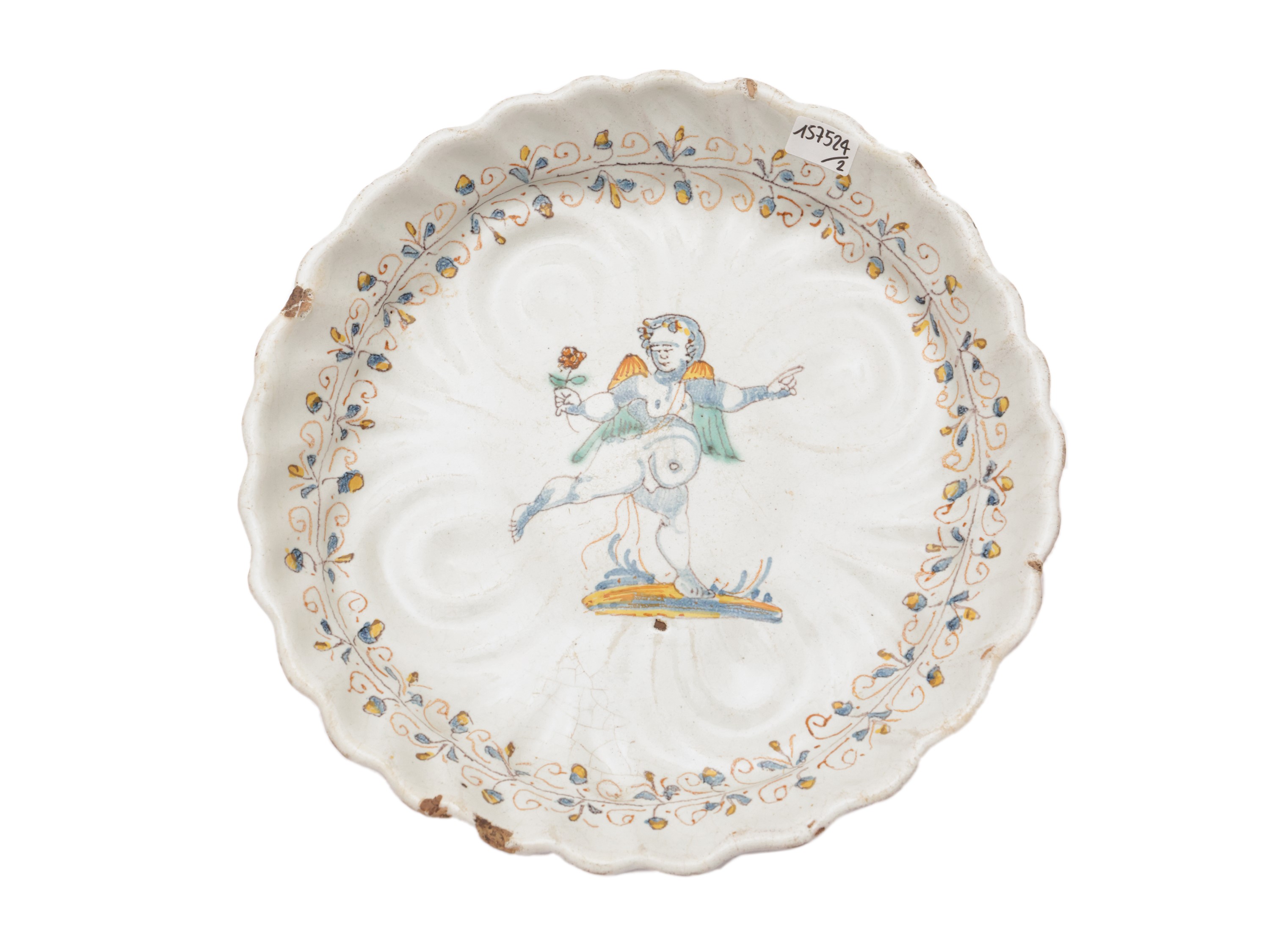Due Crespine in Maiolica