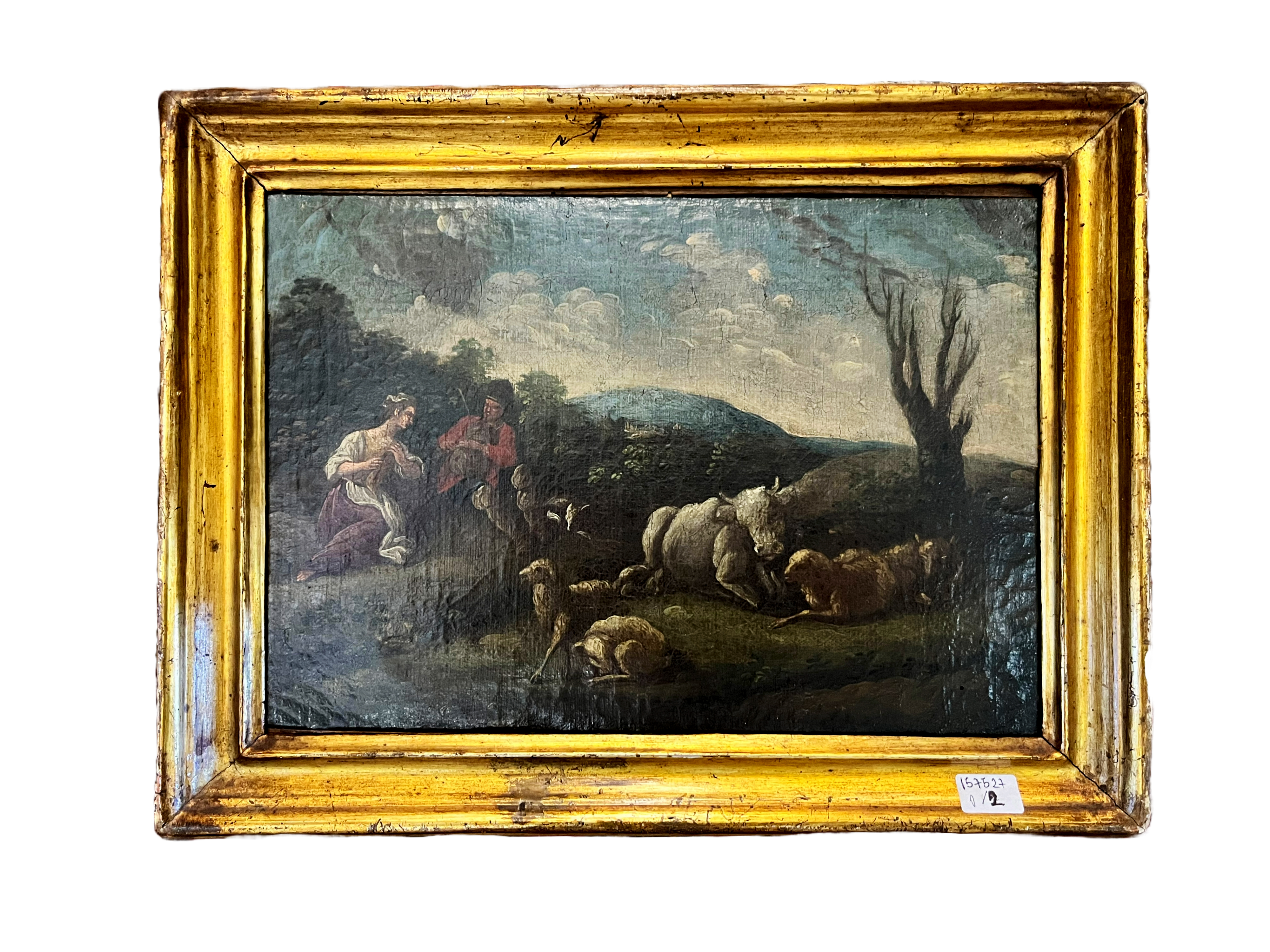 Scuola Veneta del XIX Secolo - Scene Campestri