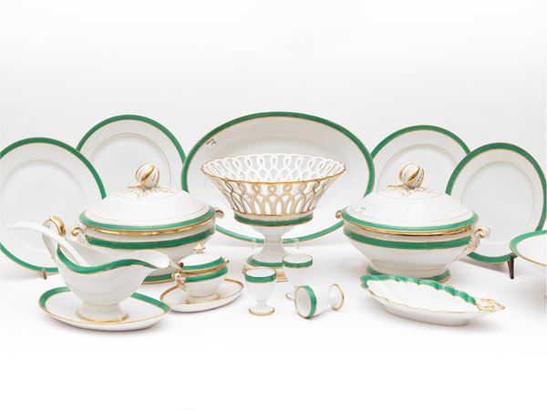 Porcelain dinner service