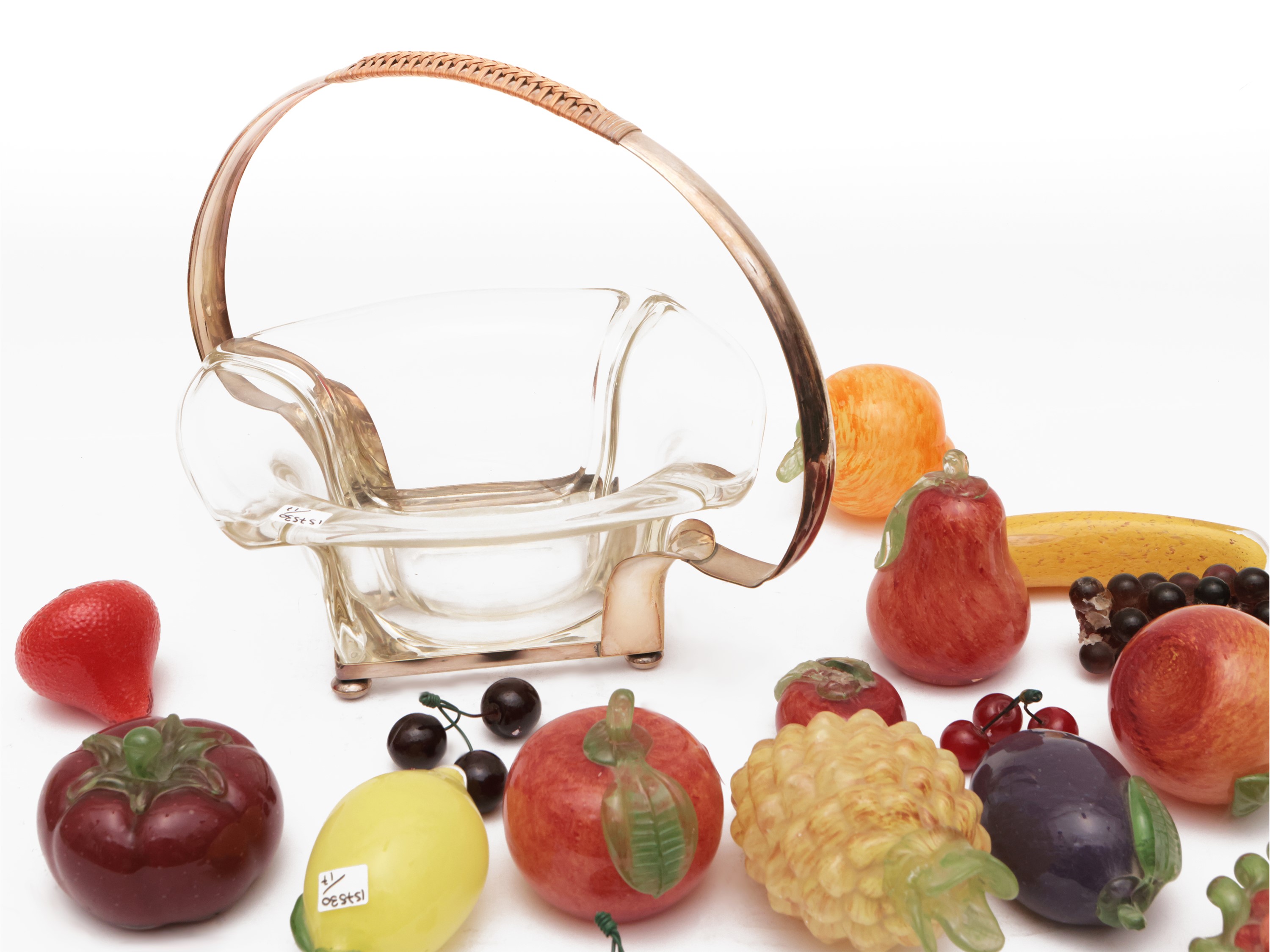 Assortimento di Frutti in Vetro Soffiato Policromo
