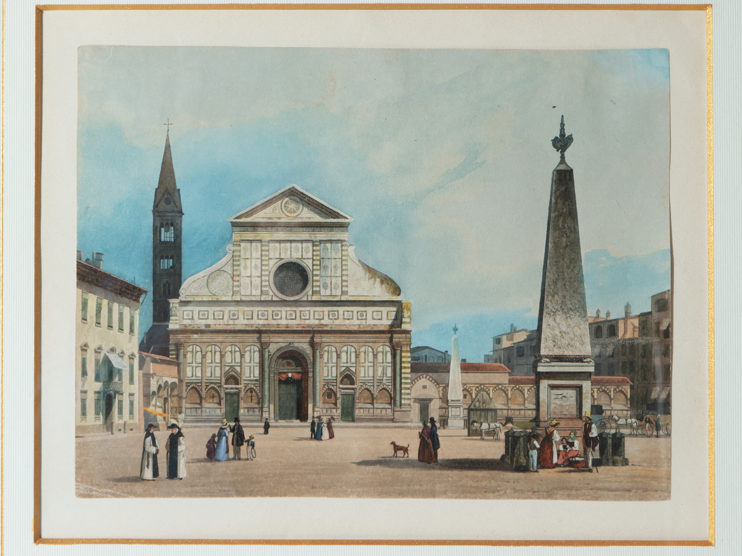 Scuola Fiorentina - Veduta di Piazza Santa Maria Novella