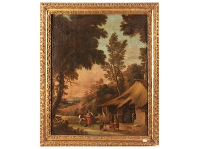 Paesaggio Campestre con Scena Mitologica