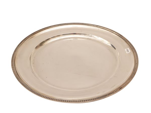 Circular silver tray  - Auction The art of furnishing - Maison Bibelot - Casa d'Aste Firenze - Milano