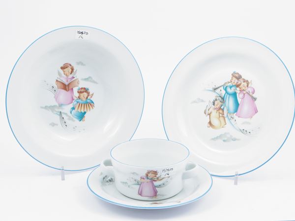 Porcelain children's set, Ginori
