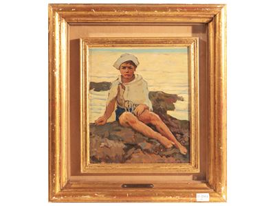 Ritratto di Marinaretto in una Marina Toscana 1931