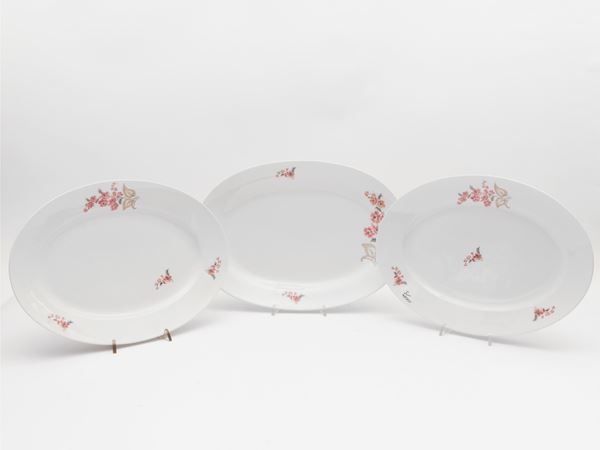 Trio of serving dishes, Richard Ginori  - Auction The art of furnishing - Maison Bibelot - Casa d'Aste Firenze - Milano