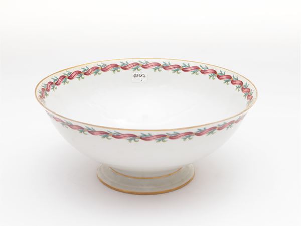 Porcelain salad bowl, Richard Ginori
