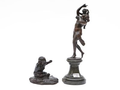 Puttino e Scena Mitologica