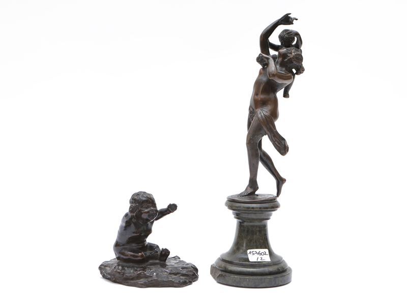 Puttino e Scena Mitologica