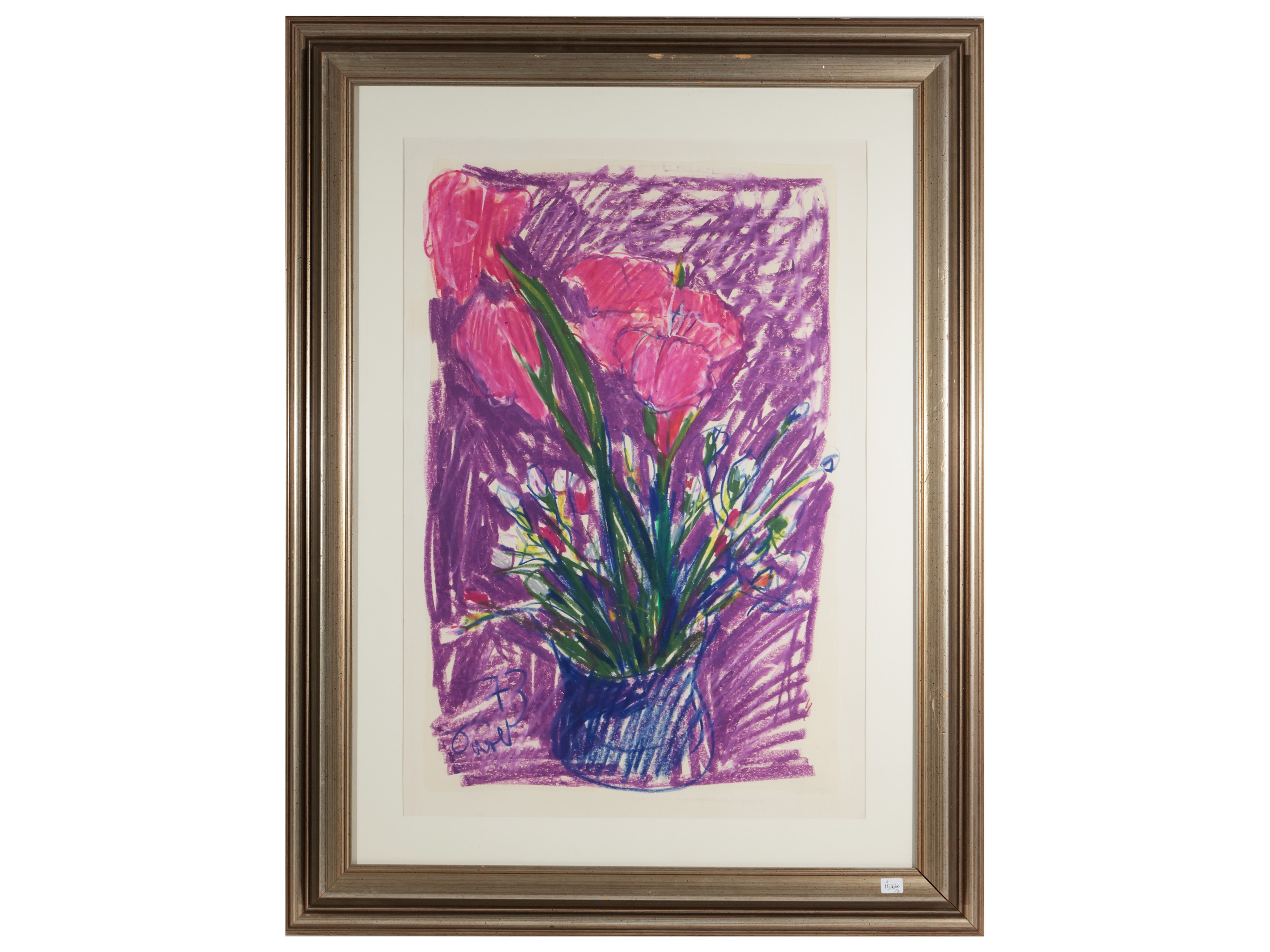 Bruno Paoli - Composizione con Fiori 1973 - Figura Femminile 1979