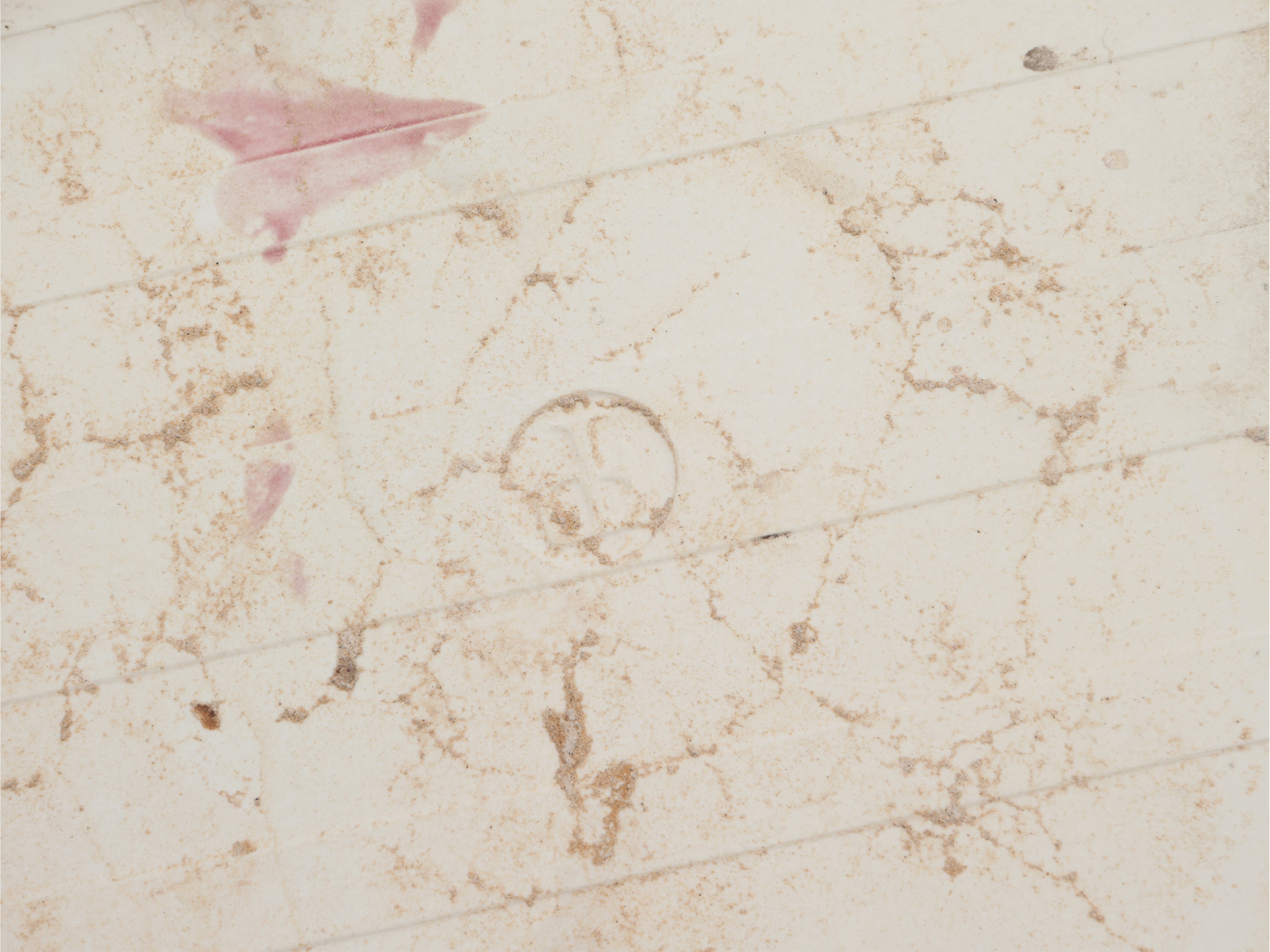 Serie di Sette Piastrelle Liberty in Ceramica Smaltata