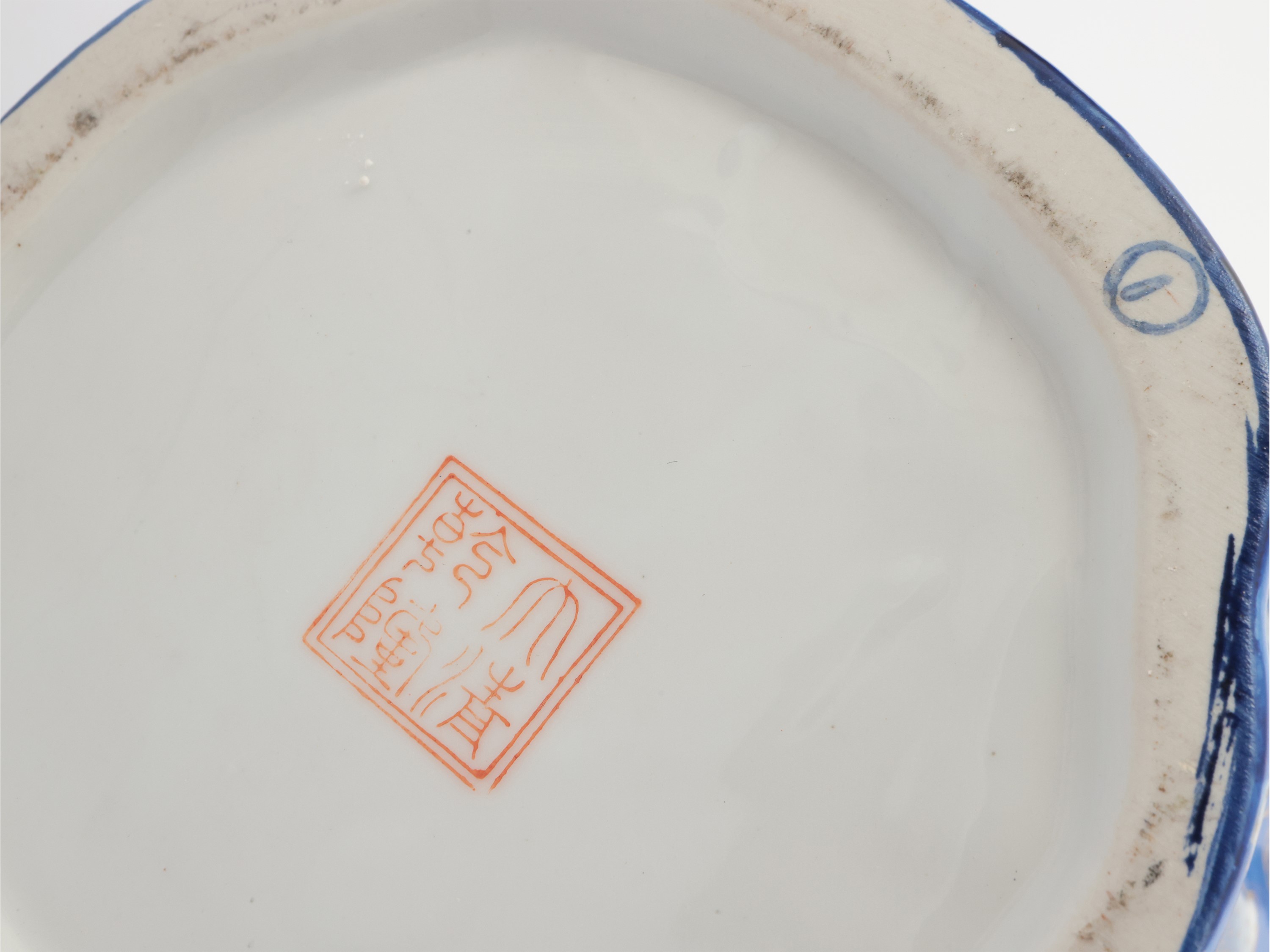 Coppia di Biscottiere in Ceramica Cinese