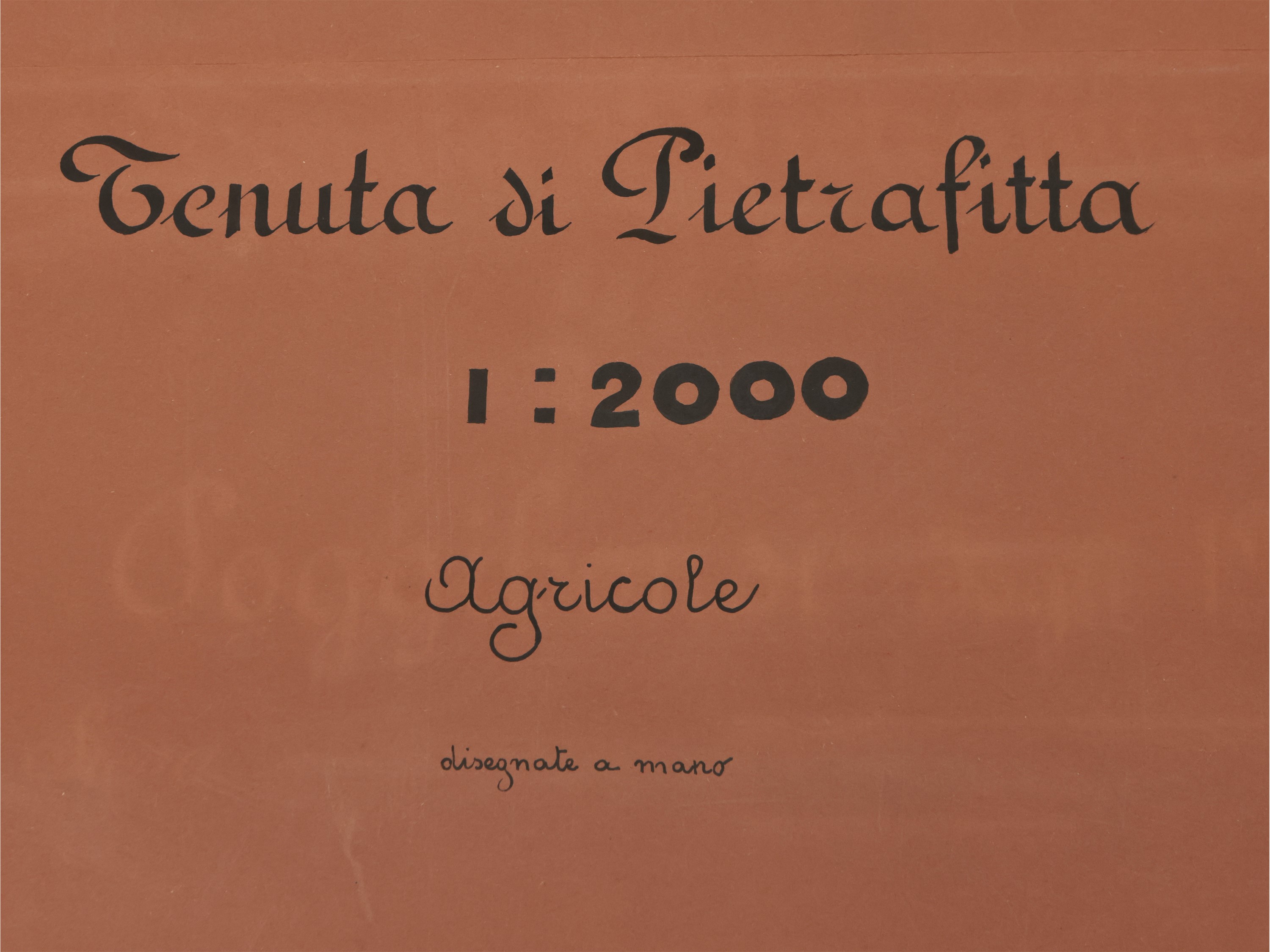 Mappe Catastali della Fattoria di Pietrafitta