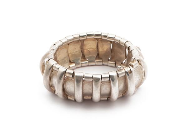 Celia Harms, Bracciale in argento sterling 925, Messico Anni Settanta