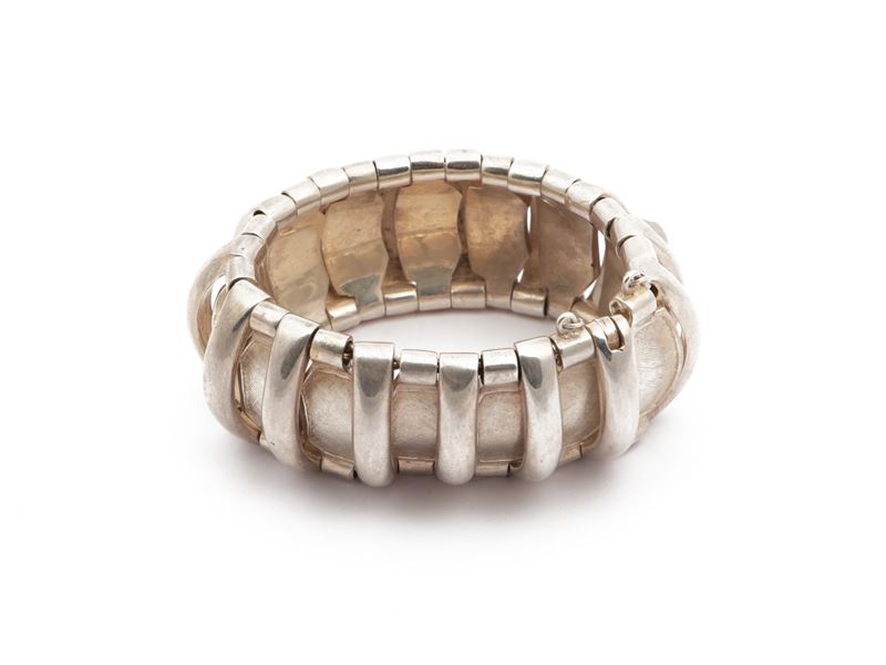 Celia Harms, Bracciale in Argento Sterling 925, Messico Anni Settanta