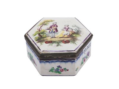 Tabacchiera in Smalti, Francia, Sceaux XVIII Secolo