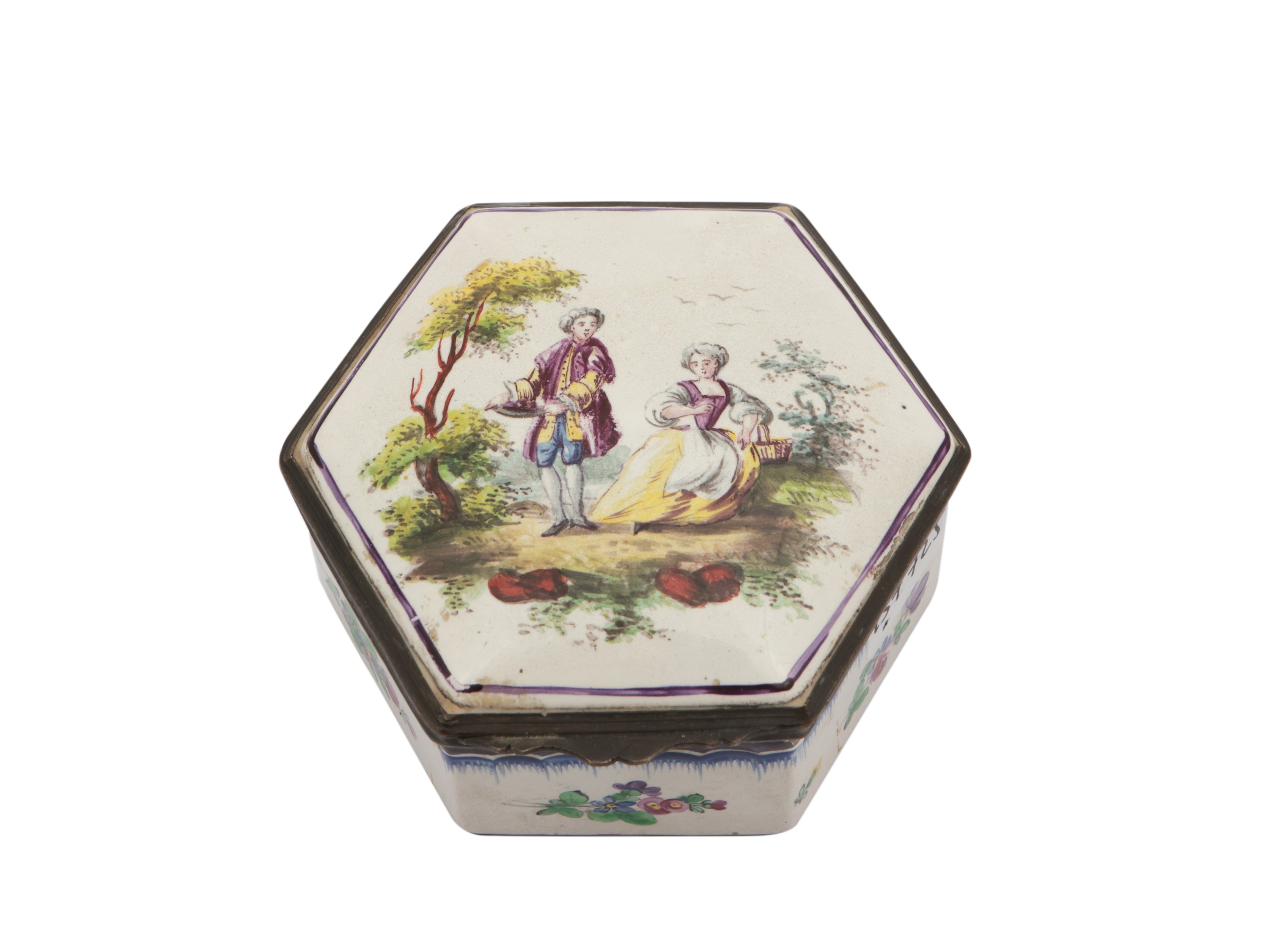 Tabacchiera in Smalti, Francia, Sceaux XVIII Secolo