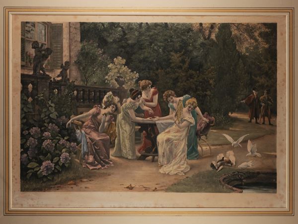 Glückliche zukunft (Happy future)  (nineteenth century)  - Auction Gallantry and curiosity - Maison Bibelot - Casa d'Aste Firenze - Milano