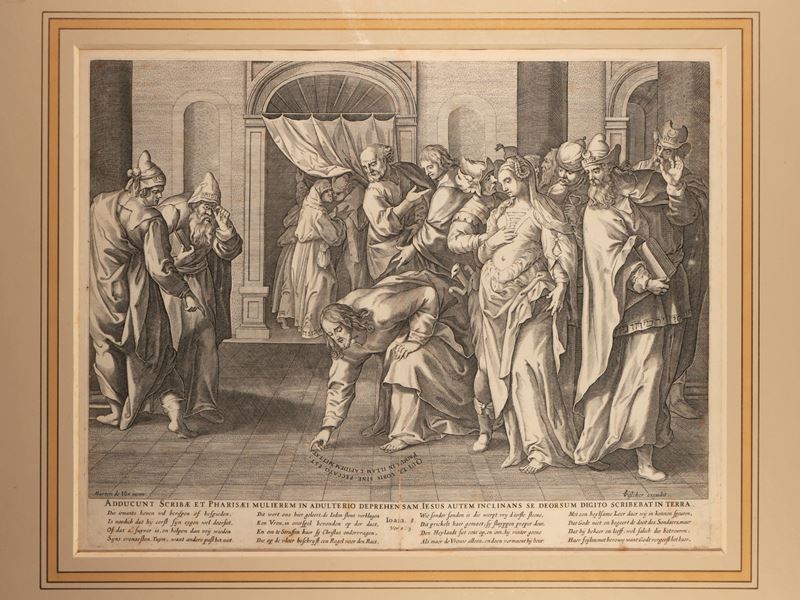 Jean Baptiste Barbé - Adducunt Scribae Et Pharisaei Mulierem in Adulterio