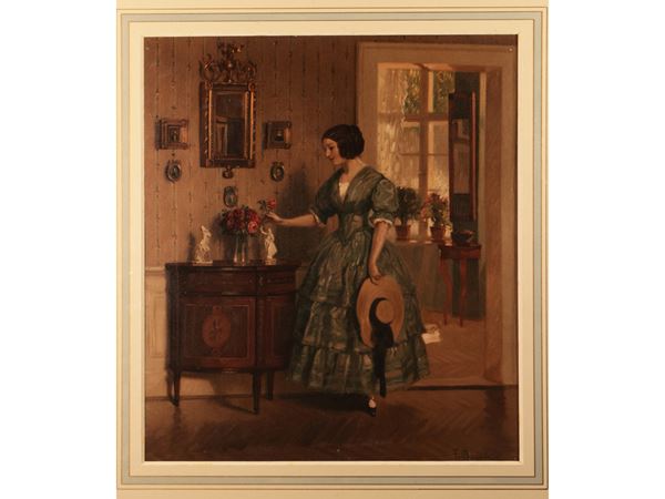 Le rose  (Fine del XIX secolo)  - Asta Una collezione di stampe - parte I - Maison Bibelot - Casa d'Aste Firenze - Milano