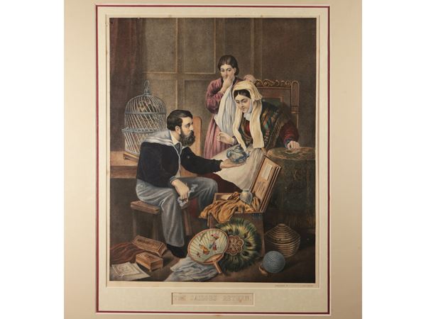 The sailors return  (nineteenth century)  - Auction Gallantry and curiosity - Maison Bibelot - Casa d'Aste Firenze - Milano