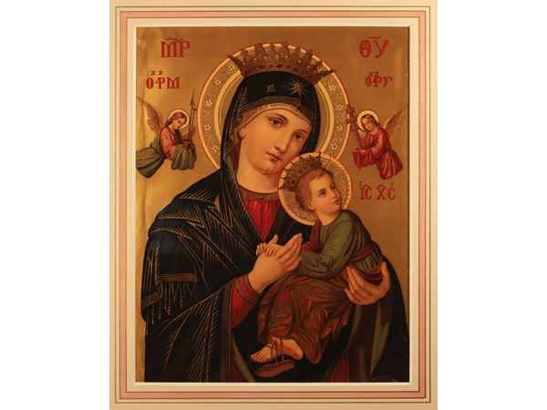 Madonna with child - Saint Joseph with Jesus