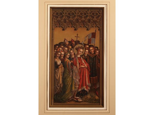 Sant'Orsola e le sue vergini - San Giorgio e i suoi uomini armati
