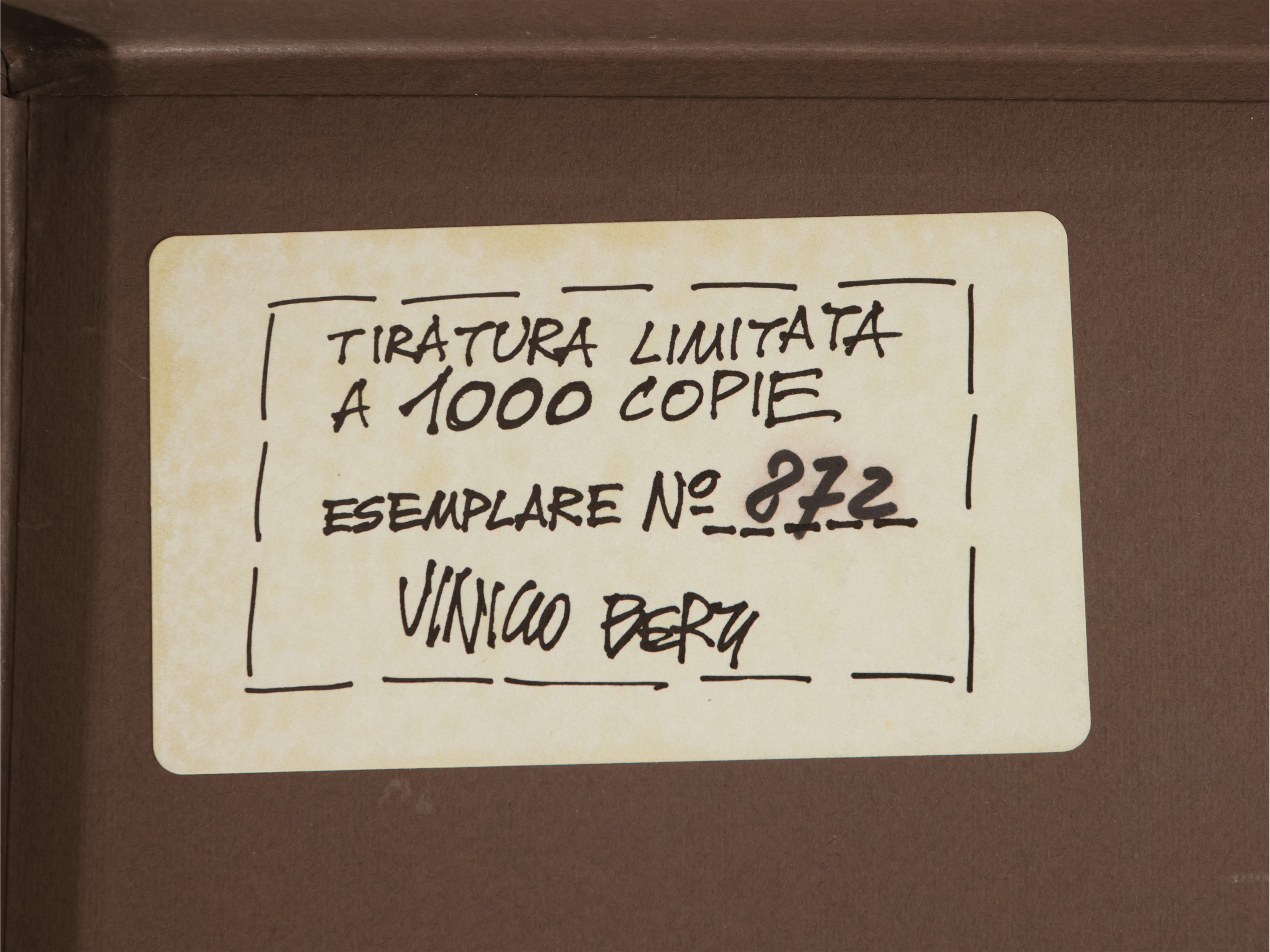 Vinicio Berti - Omaggio a Pinocchio 1981