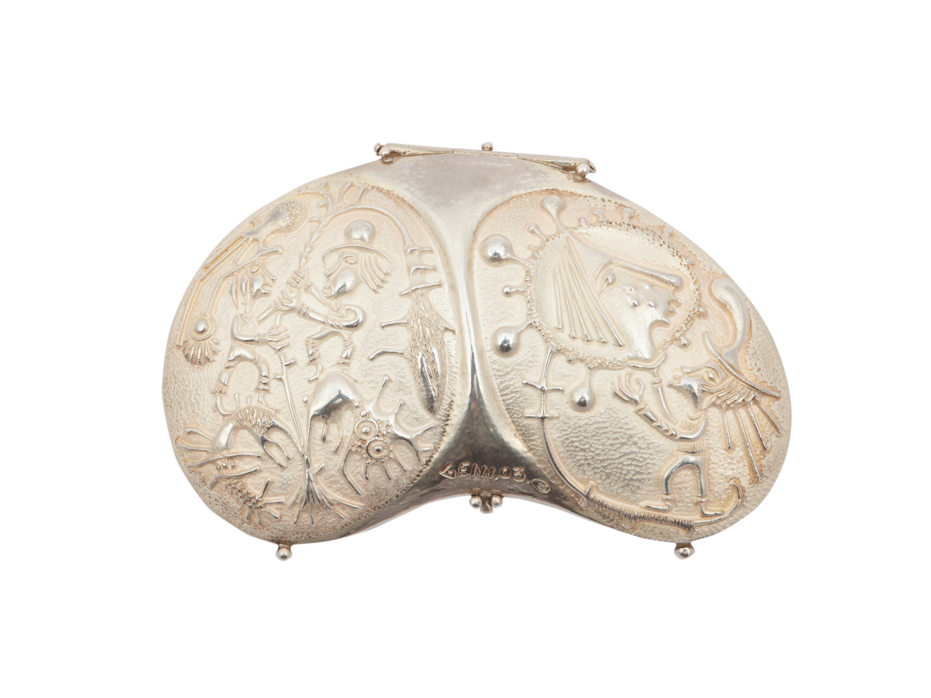 Curiosa Tabacchiera in Argento Sterling 925