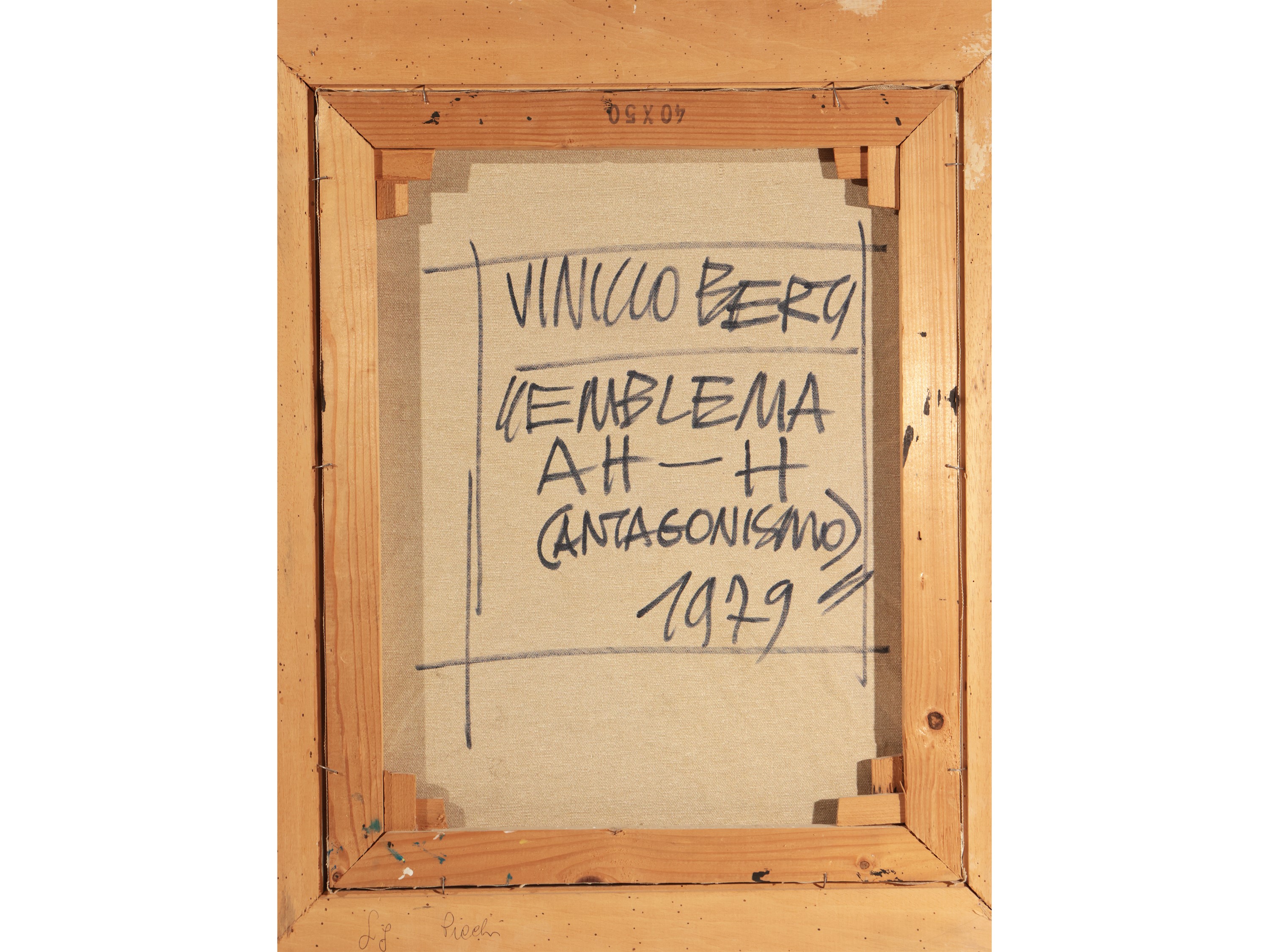 Vinicio Berti - Emblema Ah-h (antagonismo) 1979