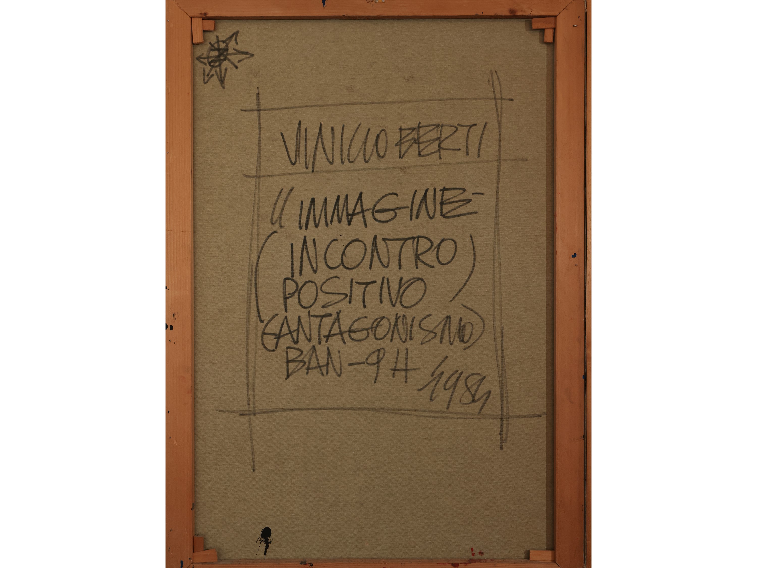 Vinicio Berti - Immagine Incontro Positivo Antagonismo Ban-9h 1984