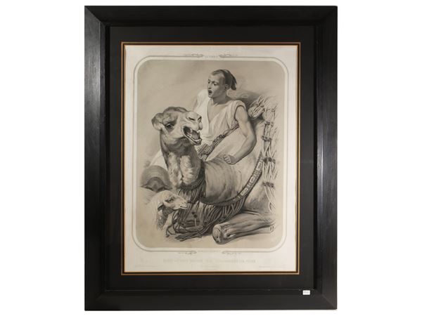 The smala, after Horace-Vernet  (mid-19th century)  - Auction The art of furnishing - Maison Bibelot - Casa d'Aste Firenze - Milano