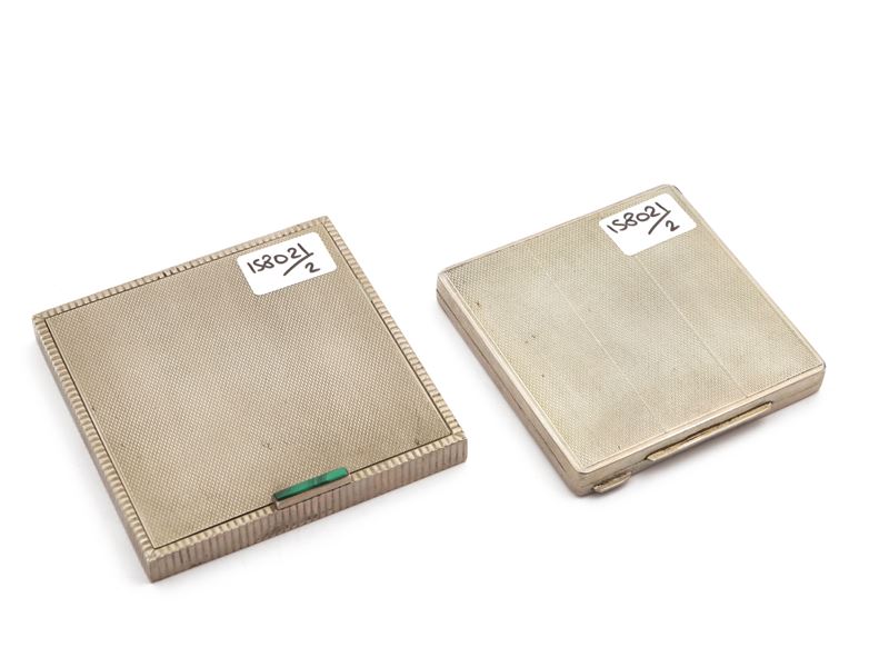 Due trousse in argento