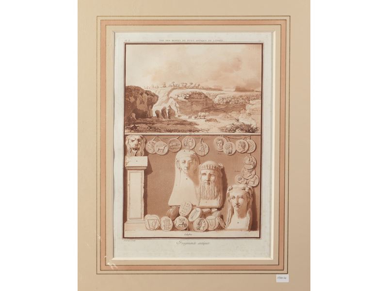 Jean-pierre-louis-laurent Houel - Vue Des Restes Du Pont Antique De Lilybée
