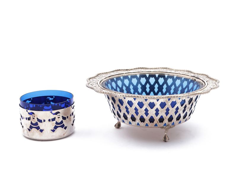 Cestino porta bonbon in argento