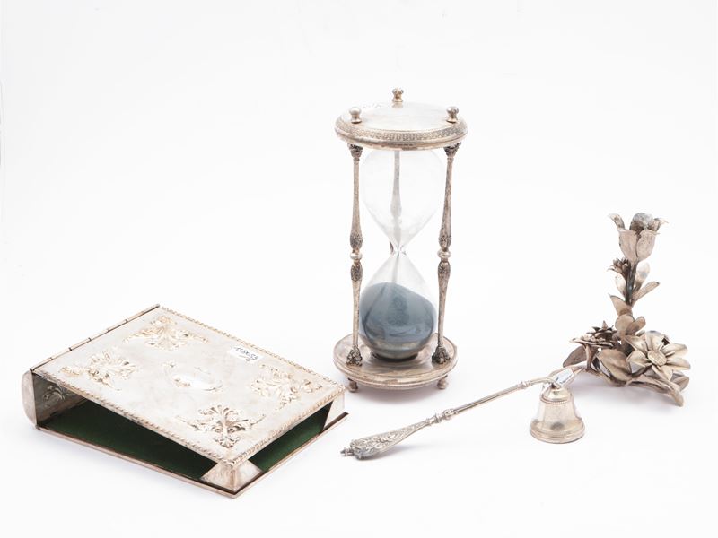 Lotto di accessori per la casa in argento