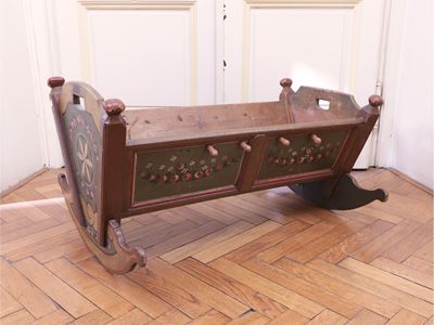 Culla Tirolese in Legno Tenero