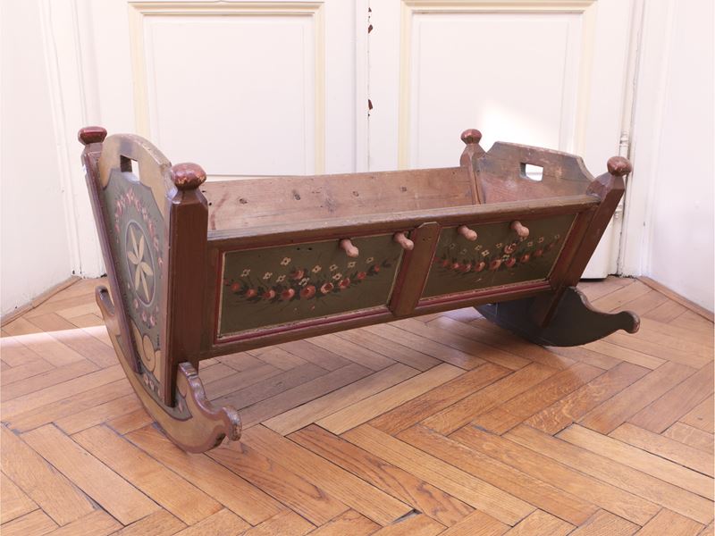 Culla Tirolese in Legno Tenero