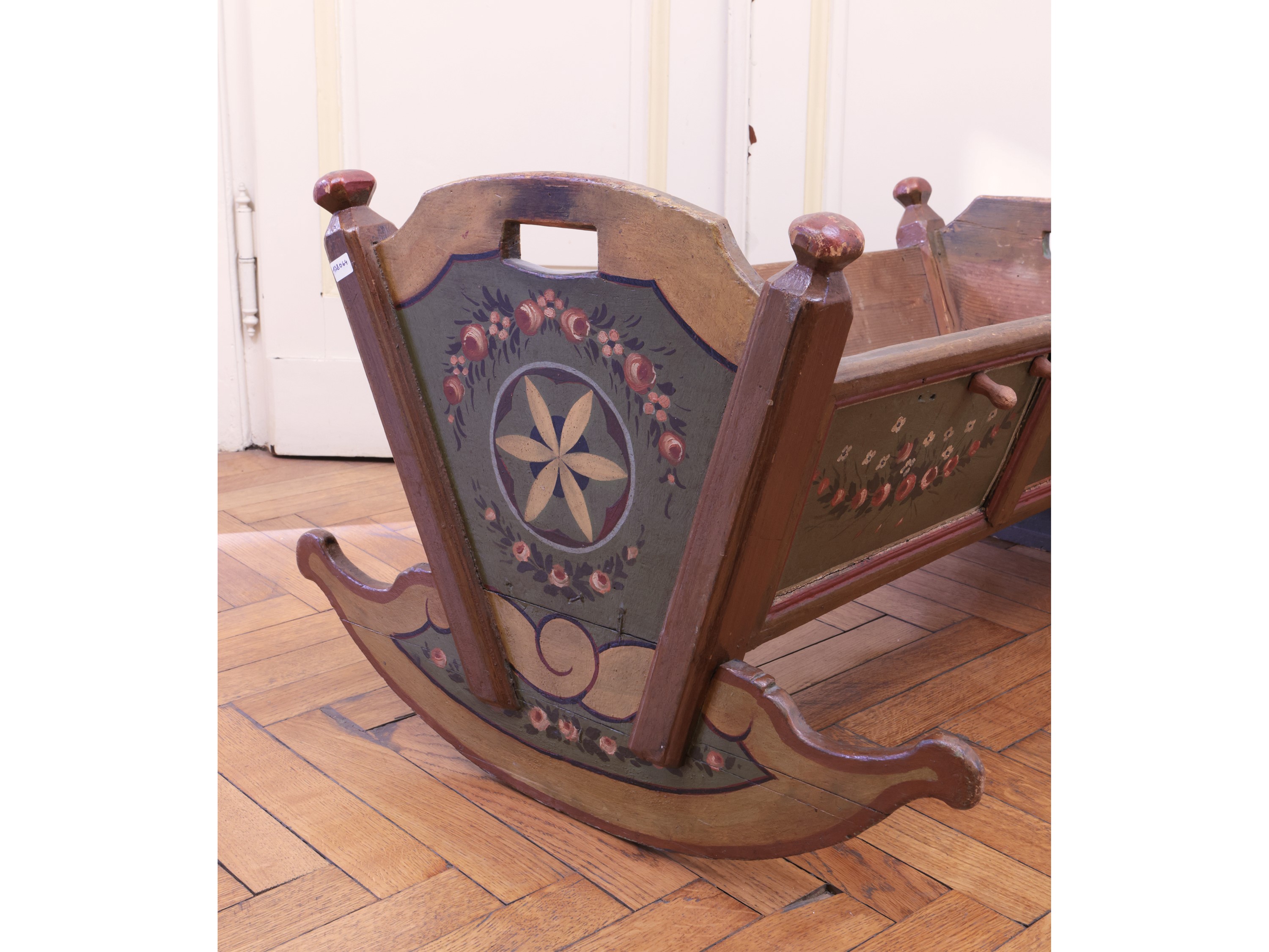 Culla Tirolese in Legno Tenero