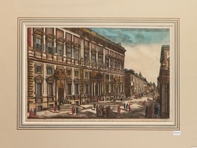 Vue Du Palais Quirinal À Rome