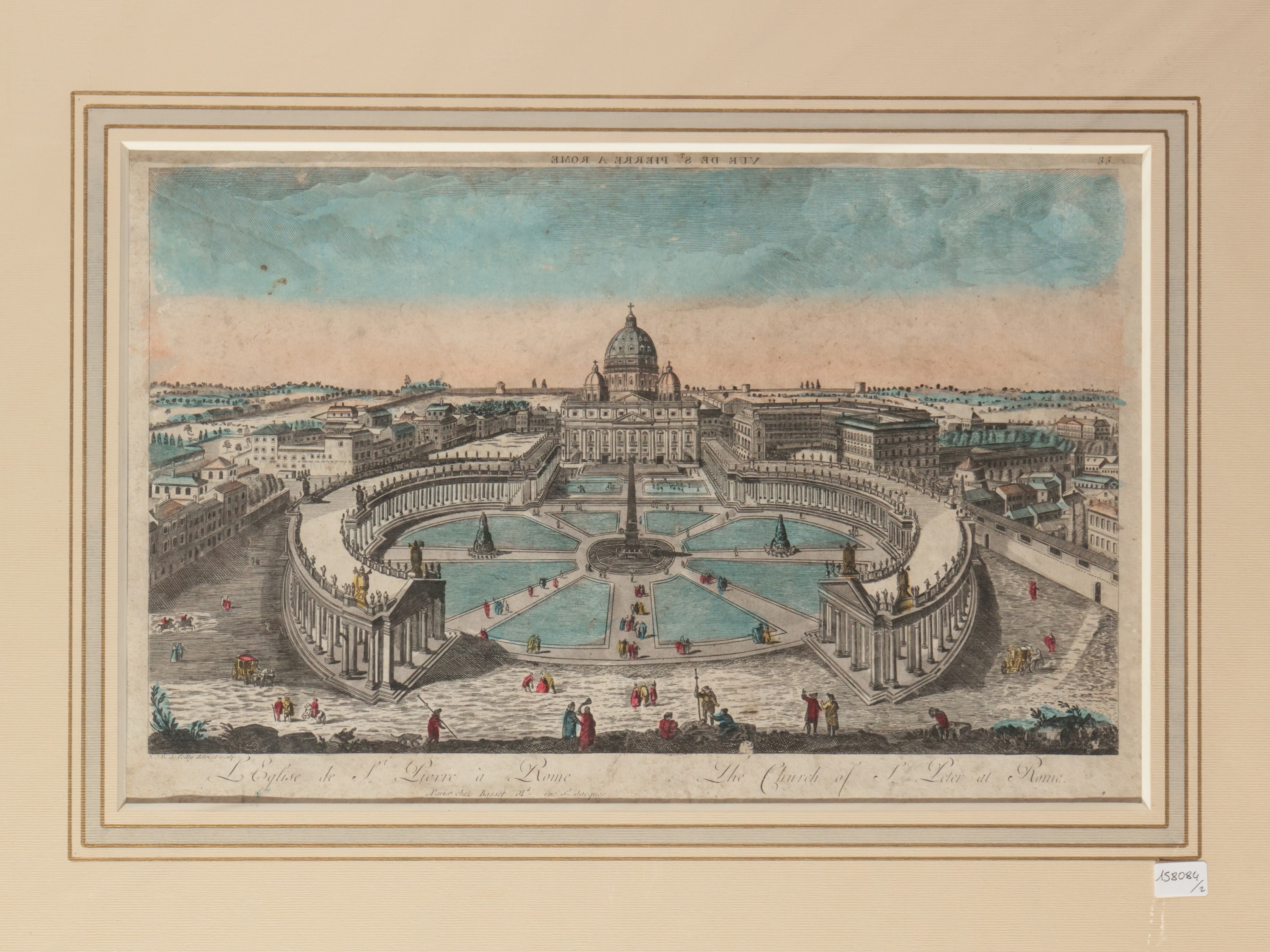 Vue De S.t Pierre À Rome - le Pont Saint Ange À Rome