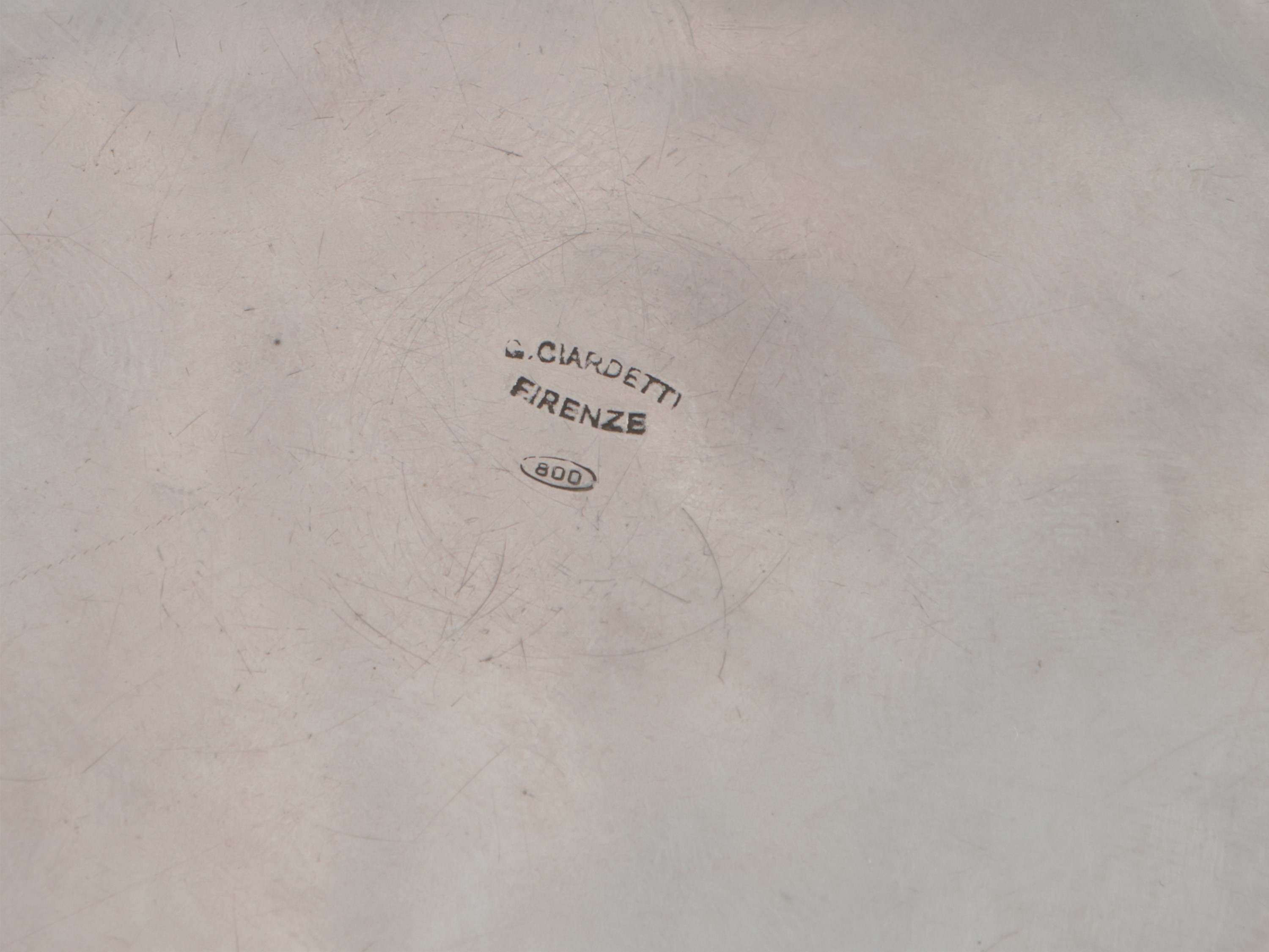 Tabacchiera Sabauda in Argento, Ciardetti Firenze, Anni Quaranta Circa