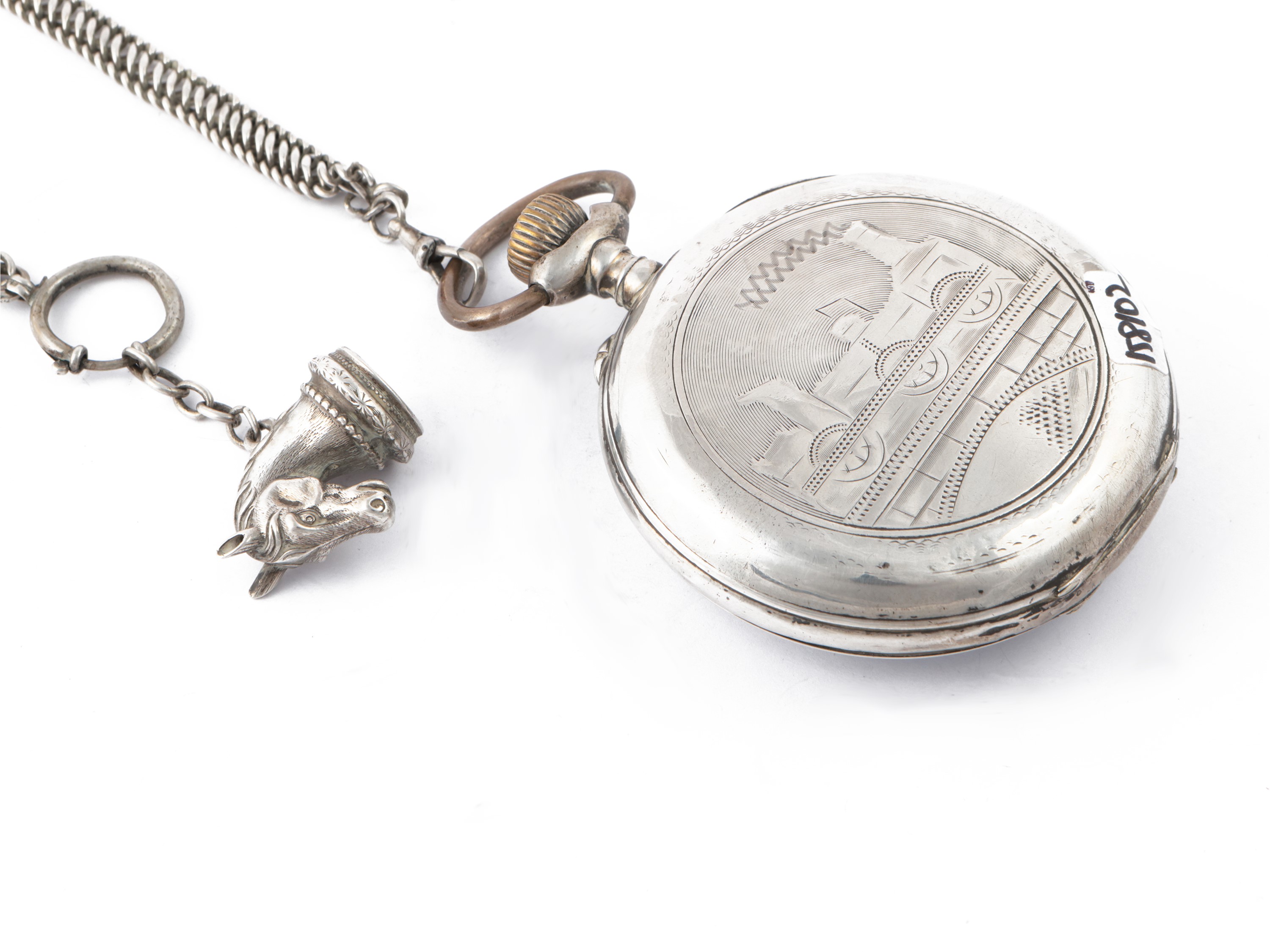 Orologio da Tasca da Ferroviere in Argento, Inizio del XX Secolo