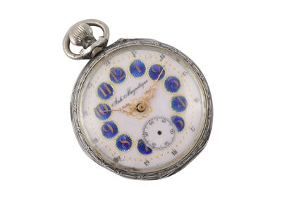 Orologio da Tasca da Ferroviere in Argento, Inizio del XX Secolo