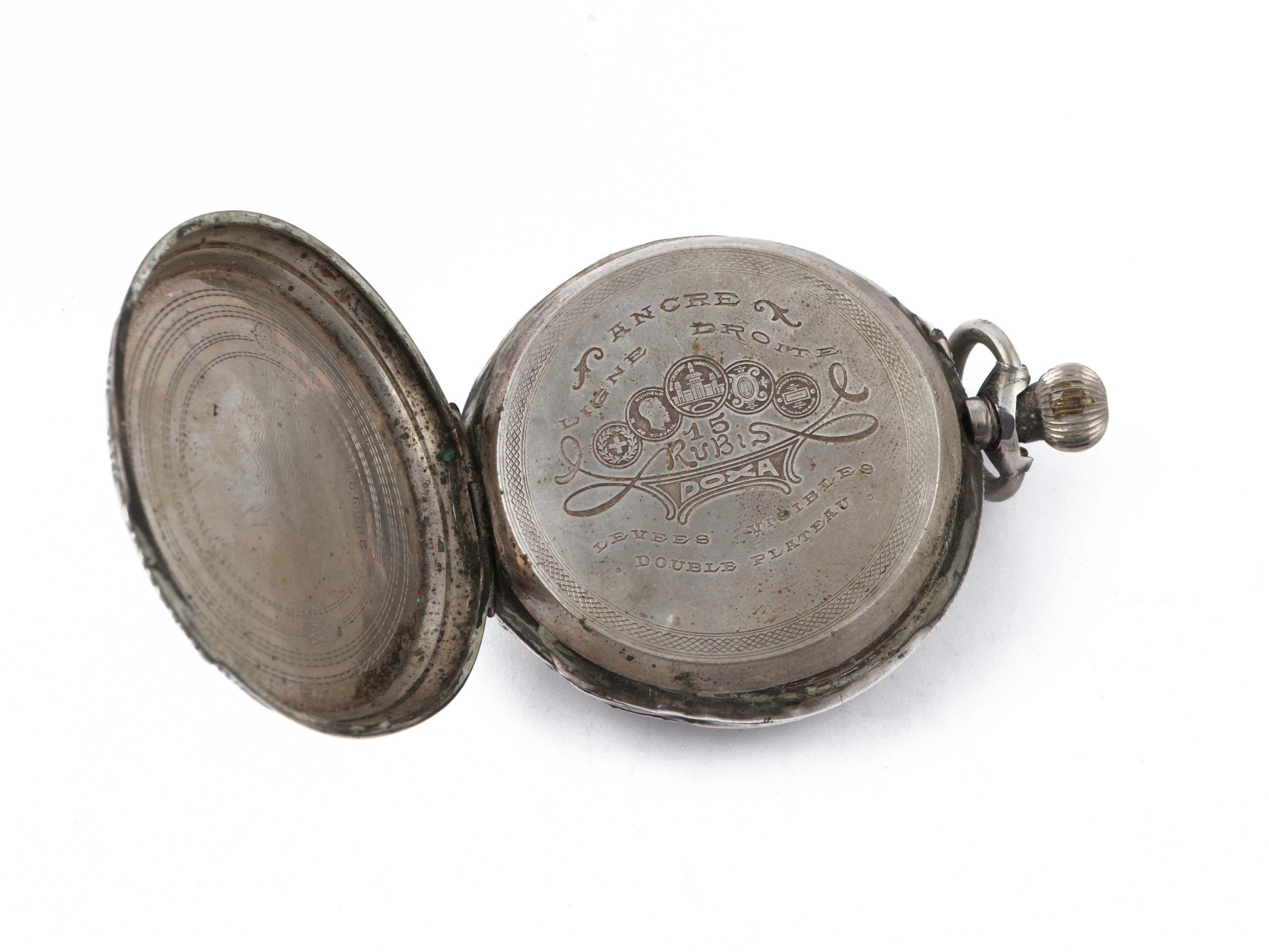 Orologio da Tasca da Ferroviere in Argento, Inizio del XX Secolo